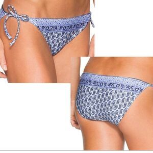 Athlete blue and white string bikini- brand new with tags size XXS